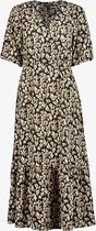TwoDay dames maxi jurk met luipaardprint - Bruin - Maat M