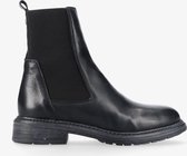 Tango | Cate 17-a black leather chelsea boot - black sole | Maat: 37