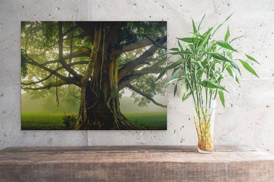 Artaza - Peinture sur toile - Grand arbre de vie avec de nombreuses branches - 40 x 30 - Klein - Photo sur toile - Impression sur toile