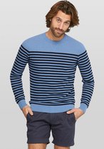 Van Gils - Gestreepte pullover Starlin van katoen Heren