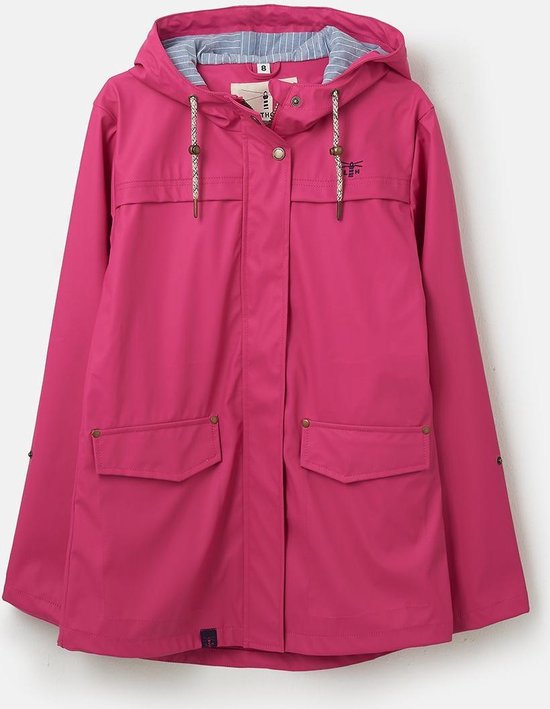 Lighthouse - Waterdichte regenjas voor vrouwen - Bowline jacket short - Framboos - maat S (38)