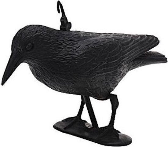 Raaf/kraai - zwart - decoratie - 35 cm