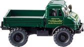 miniatuurvrachtwagen Unimog U 406 1:87 groen