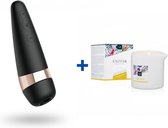 Satisfyer Pro 3 - Clitorisstimulator + Exotiq Massagekaars - Ylang Ylang