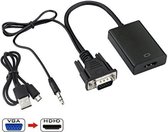 Convertisseur VGA vers HDMI Convertisseur audio HD Adaptateur de câble HDTV