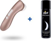 Satisfyer Pro 2 - Clitorisstimulator + Pjur Massageolie en Glijmiddel - 250ml