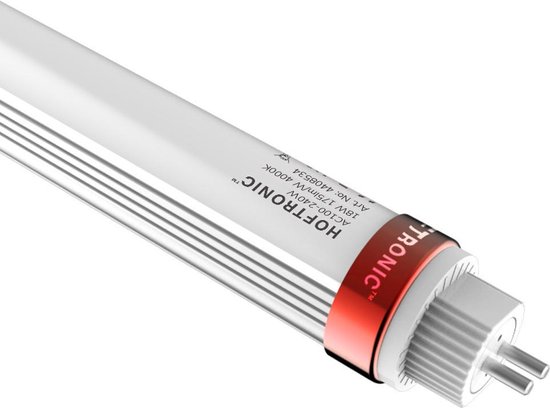 HOFTRONIC - LED Buis 115cm - TL T5 (G5) - 18 Watt 3150 Lumen (175 lumen per watt) - 4000K Neutraal wit licht - Flikkervrij - 50.000 branduren - 5 jaar garantie - LED Buisverlichting - TL Verlichting - Buislamp