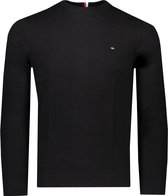 Tommy Hilfiger Trui Zwart Normaal - Maat L - Heren - Herfst/Winter Collectie - Katoen;cashmere
