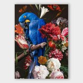 Poster Macaw Parrot - Dibond - Meerdere Afmetingen & Prijzen | Wanddecoratie - Interieur - Art - Wonen - Schilderij - Kunst