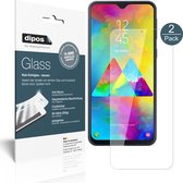 dipos I 2x Pantserfolie helder compatibel met Samsung Galaxy M20 Beschermfolie 9H screen-protector