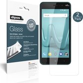 dipos I 2x Pantserfolie helder compatibel met Wiko Lenny 4 Plus Beschermfolie 9H screen-protector