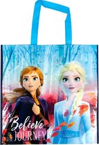 Kids Licensing Boodschappentas Frozen Ii Meisjes 38 X 38 Cm Blauw