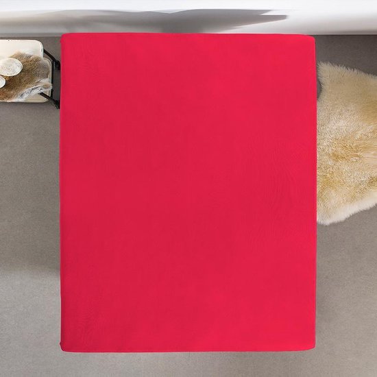 Home Care Drap-housse Boxspring Double Jersey Stretch 220 grammes - 190 / 200x220 / 230 - Rose