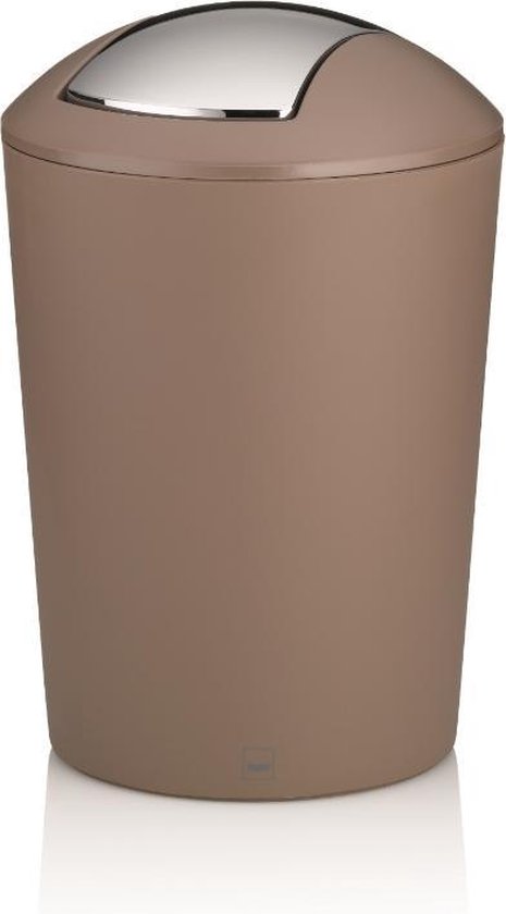 Marta Afvalemmer Swing - 5 liter - Taupe - Kela