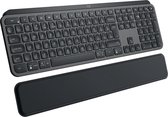 Logitech MX Keys Plus + Palm Rest - Toetsenbord - Draadloos + Bluetooth - QWERTY ISO - Zwart