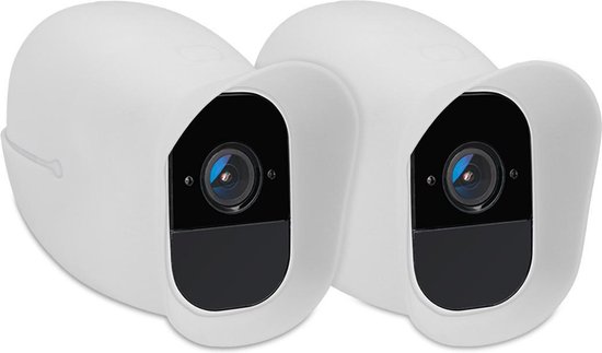 kwmobile 2x hoesje geschikt voor Arlo Pro / Pro 2 Smart - Siliconen hoes voor beveiligingscamera - Beschermhoes in wit — afbeelding 2