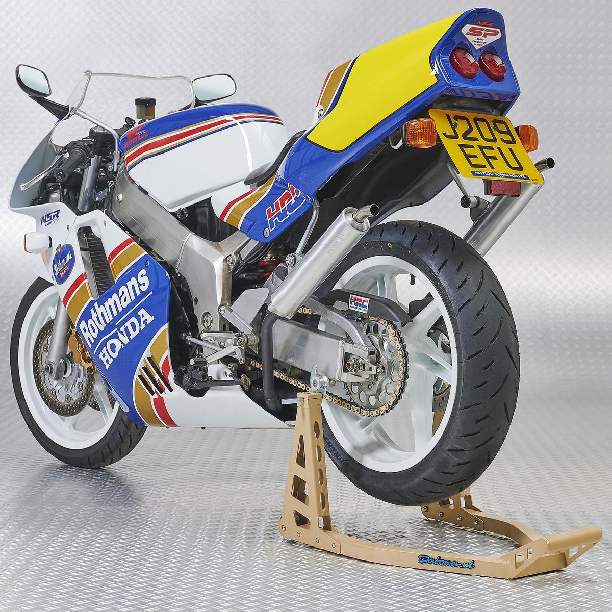 Datona® MotoGP Paddockstand achterwiel - goud - Goud