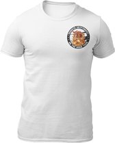 Gangsta Cryptonaut - Bitcoin - Heren T-Shirt - Crypto - Doge Coin- Getailleerd - Katoen - Ronde Hals
