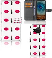 Telefoonhoesje Nokia X10 | Nokia X20 Beschermhoes Lipstick Kiss