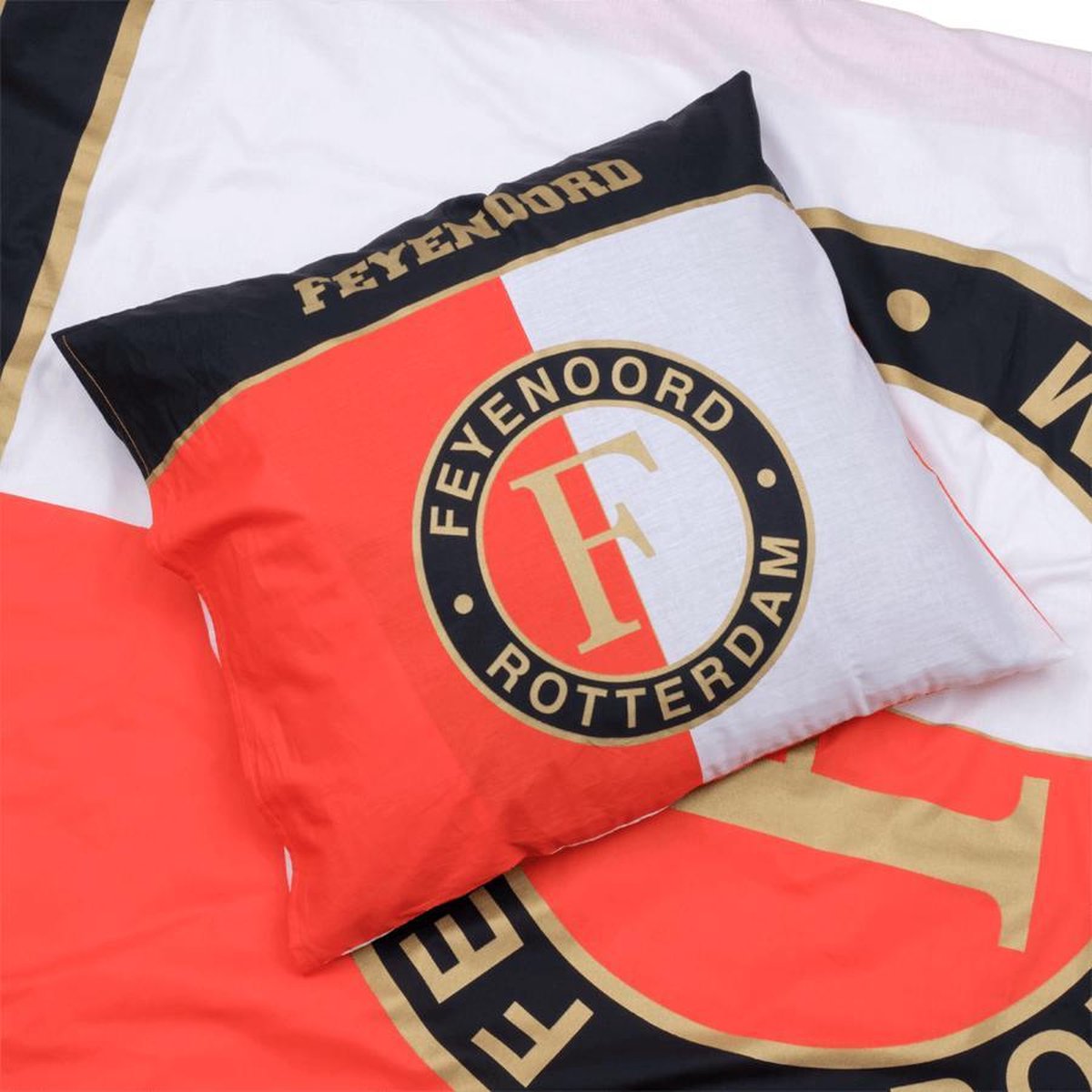 Feyenoord Dekbed Deluxe - Eenpersoons - 140 x 200cm - Voetbal - Cadeau -  Kinderen - ... | bol.com