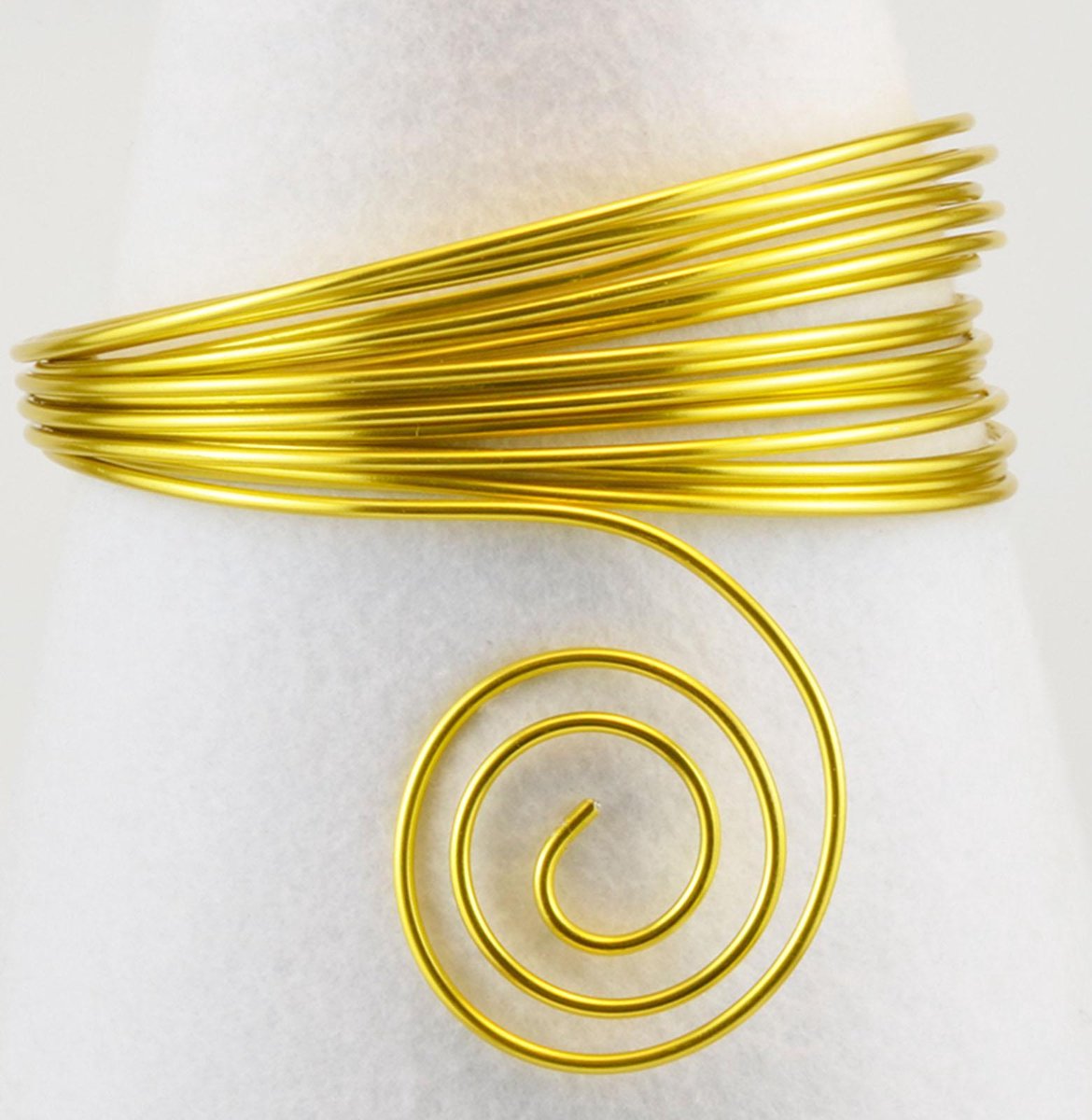 Vaessen Creative Aluminium Draad - 3mm - ±26m - 500g - Zonnig geel
