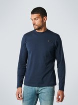 No Excess Long Sleeve T-Shirt Mannen Donkerblauw, M
