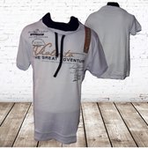 Violento wit  XXL -Violento-XXL-t-shirts heren