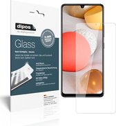 dipos I 2x Pantserfolie helder compatibel met Samsung Galaxy A42 Beschermfolie 9H screen-protector (expres kleiner dan het glas omdat het gebogen is)