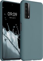 kwmobile telefoonhoesje voor Huawei P Smart (2021) - Hoesje voor smartphone - Back cover in Arctische nacht