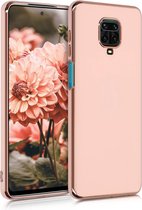 kwmobile Hoes voor Xiaomi Redmi Note 9S / 9 Pro / 9 Pro Max - Backcover voor smartphone - Telefoonhoesje in roségoud