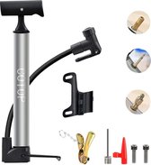 fietspomp elektrisch - COTOP Mini Bicycle Pump (120 PSI), Portable Air Pump Bicycle Floor Pump, High Pressure Hand Pump, Small, Lightweight, Compact for Presta and Schrader and Dunlop Valve, 