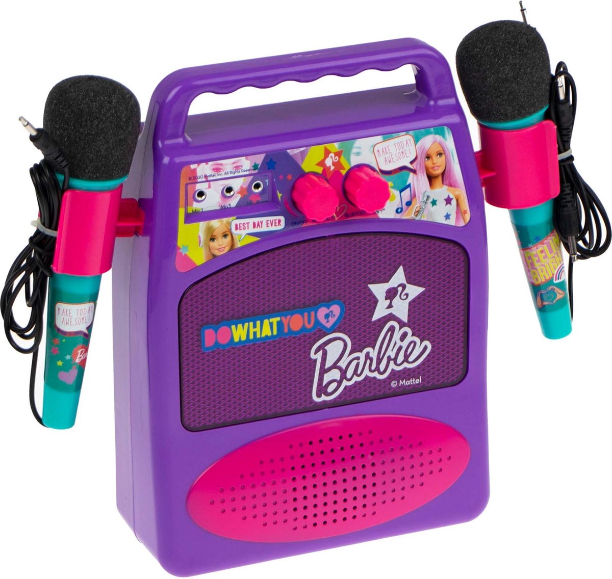 Luidspreker met Karaokemicrofoon Barbie