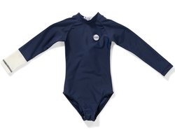 Tenue de Soleil - UV-badpak voor meisjes - Malie - Royal Ocean Blue - maat 80-86cm