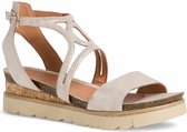 Marco Tozzi Dames Sandaaltje 2-2-28508-26 412 beige F-breedte Maat: 41 EU