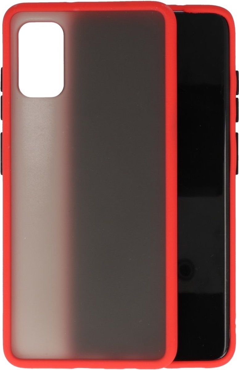 Hoesje Geschikt voor de Samsung Galaxy A41 - Hard Case Backcover Telefoonhoesje - Rood