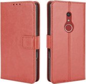 Voor Fujitsu Pijlen BZ02/Be4 Plus/F-41B Crazy Horse Textuur Horizontale Flip Lederen Case met Houder & Kaartsleuven & Lanyard (Bruin)