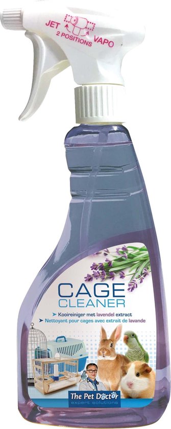 The Pet Doctor Produit de Nettoyage Animal Cage Lavande 500 ml Violet