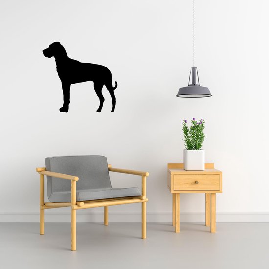 Labradane - Silhouette chien - XS - 25x26cm - Zwart - décoration murale