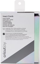 Cricut Insert Cards Black / Holo R20 (10,8 cm x 14 cm) 12-pack