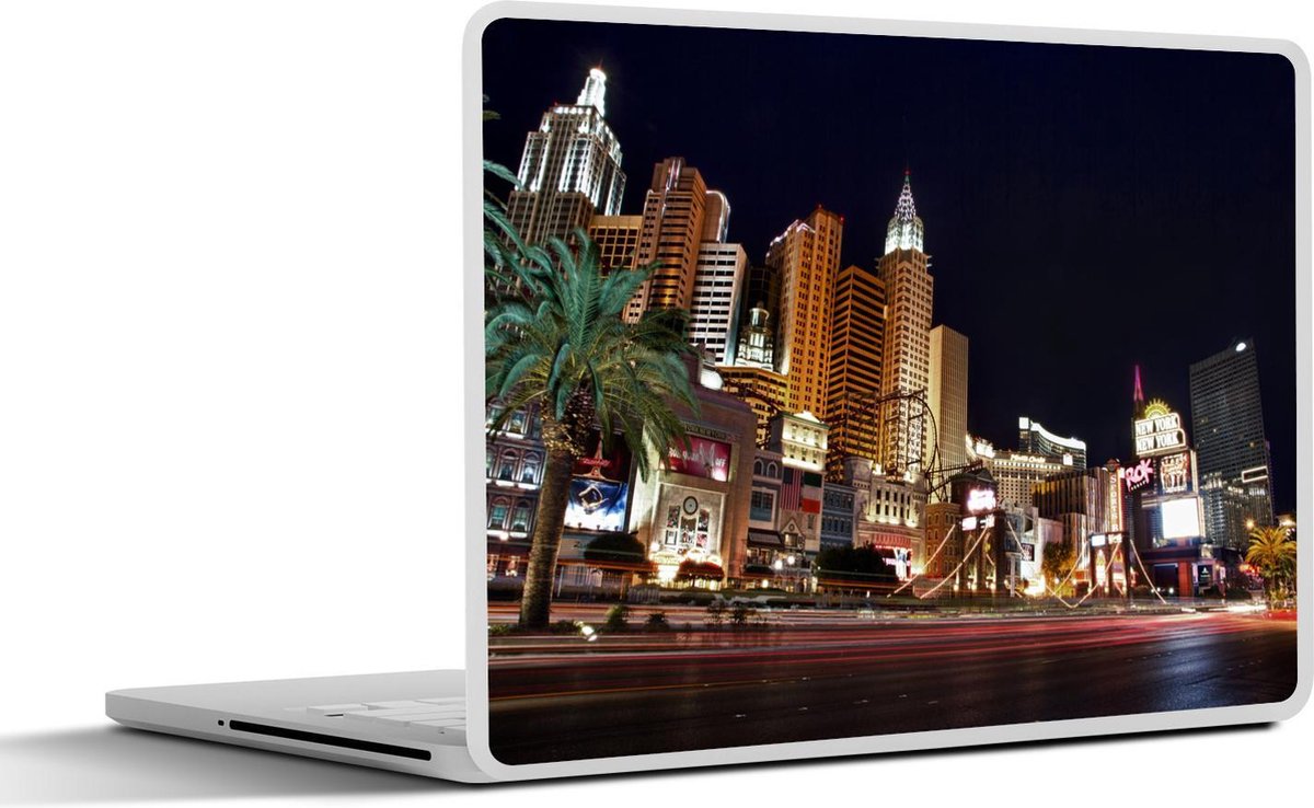 Afbeelding van product SleevesAndCases  Laptop sticker - 12.3 inch - Strip - Las Vegas - Straat