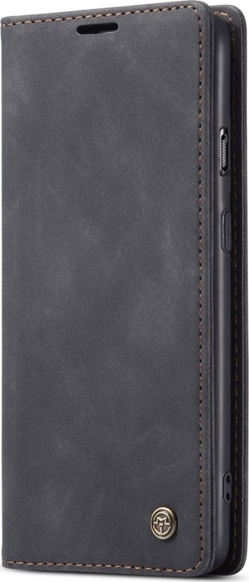 Caseme Telefoonhoesje geschikt voor OnePlus Nord Hoesje | Caseme 013 Bookcase Portemonnee | Pasjeshouder voor 2 Pasjes | Telefoonhoesje voor Pinpas / OV Kaart / Rijbewijs - Zwart