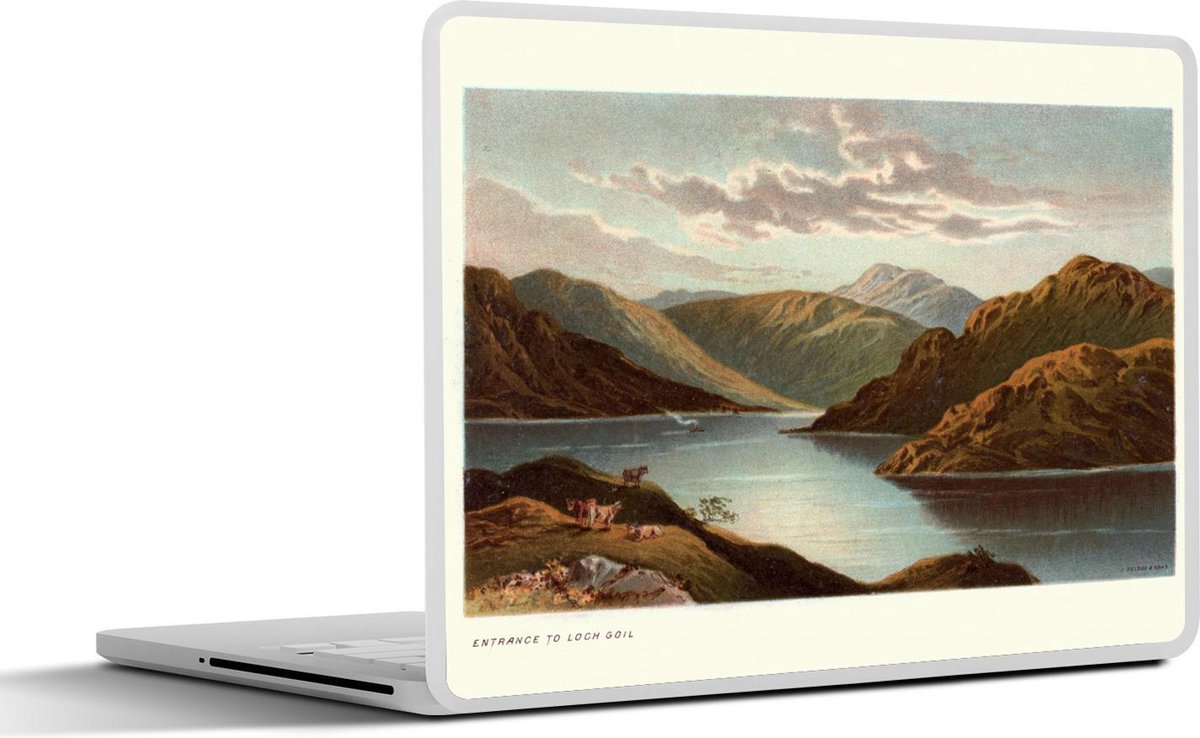 Sticker Pour Ordinateur Portable - 17,3 Pouces - Peinture - Fleur