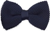 We Love Ties - Strik gebreid donkerblauw