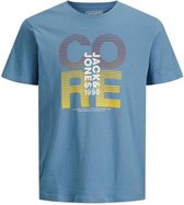 Jack & Jones T-shirt Jcofade Tee Ss Crew Neck Fst 12197419 Blue Heaven/reg Mannen Maat - S