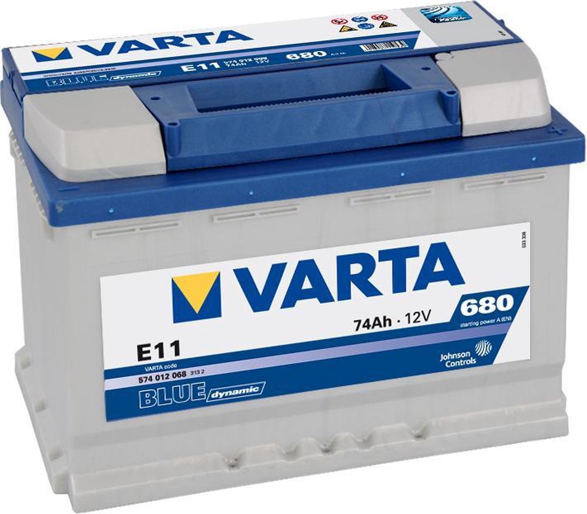 Batterie de démarrage Varta Blue Dynamic E11 12V 74Ah | bol.com