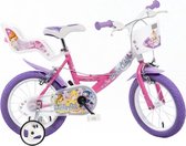 Dino Winx Club - Kinderfiets 12 Inch - van 2-4 Jaar - met Zijwieltjes - Meisjesfiets Roze