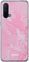 6F hoesje - geschikt voor OnePlus Nord CE 5G -  Transparant TPU Case - Pink Sync #ffffff