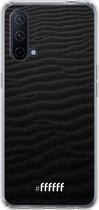 6F hoesje - geschikt voor OnePlus Nord CE 5G -  Transparant TPU Case - Black Beach #ffffff