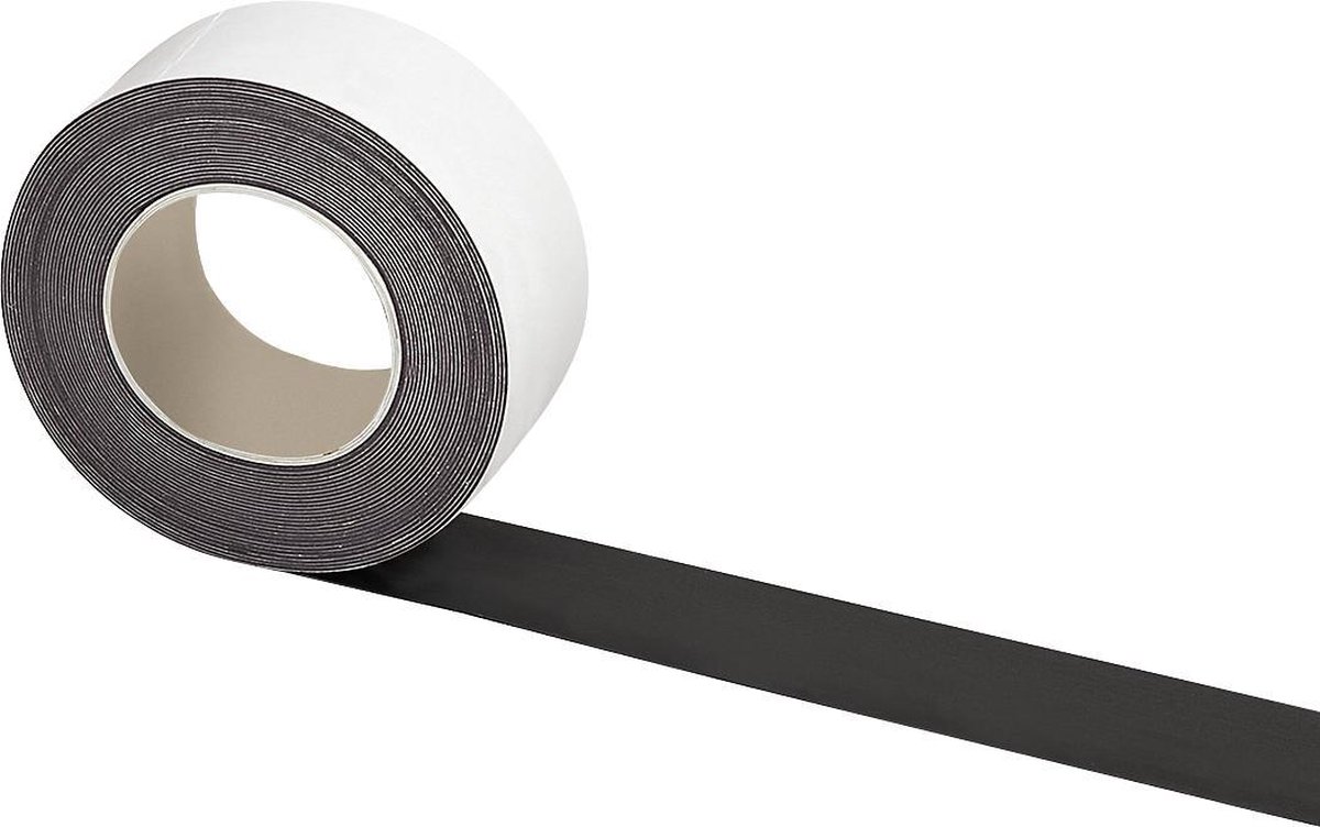 Bande magnétique - 35 mm x 10 m - Noir MAUL Tableau Planning