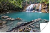 Poster Watervallen in Thaise nationaal park Erawan - 120x80 cm